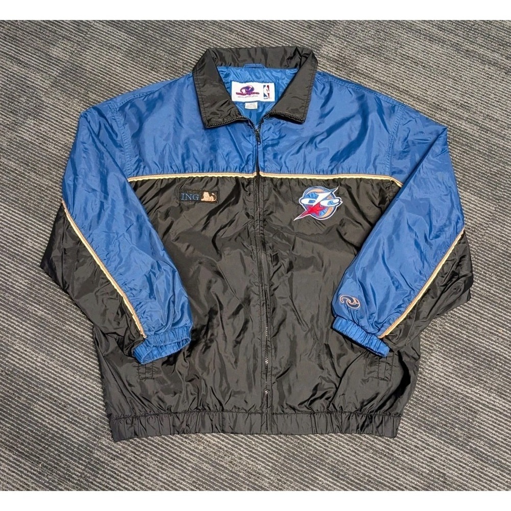 Vintage 2001 NBA All Star Game Washington DC Track Jacket Full Zip Size L